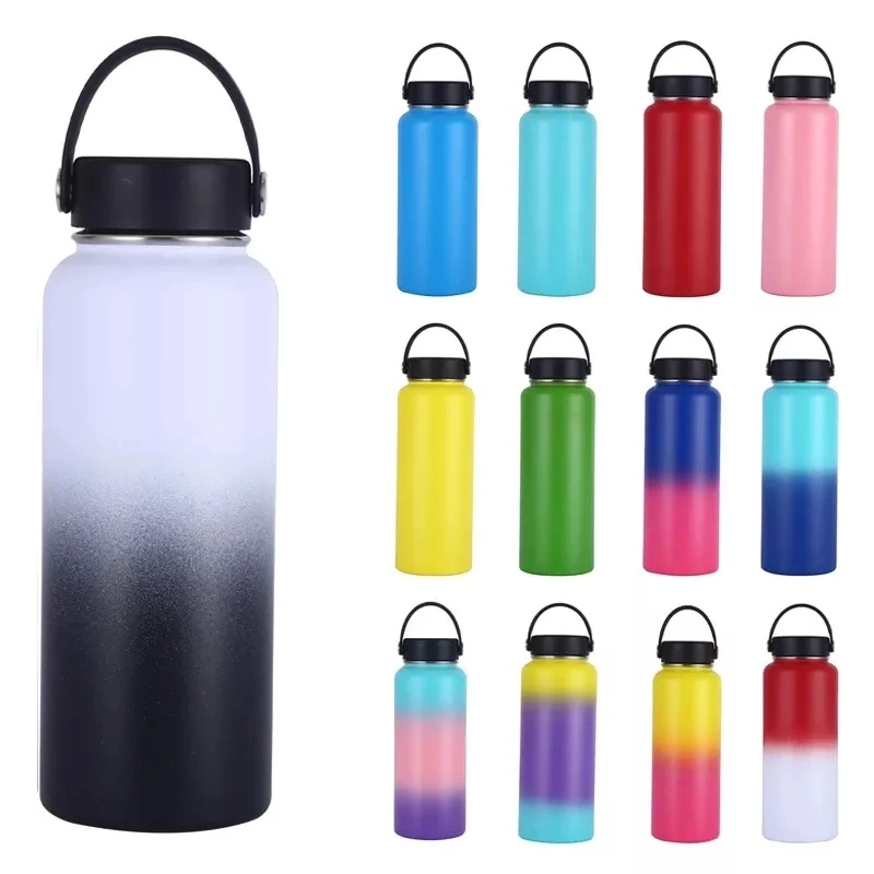 2022 Large Capacity 20 27 32 Oz Stainless Steel Thermos Portable Vacuum Flask Insulated Tumbler Water Bottle