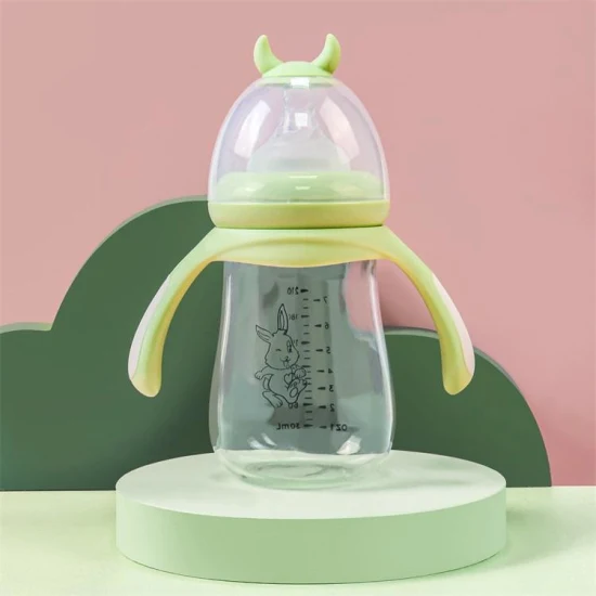 Kind Baby Fütterung Glas Flasche Set Milch Glas Babyflasche